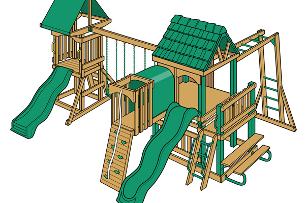 Deluxe Backyard Playset